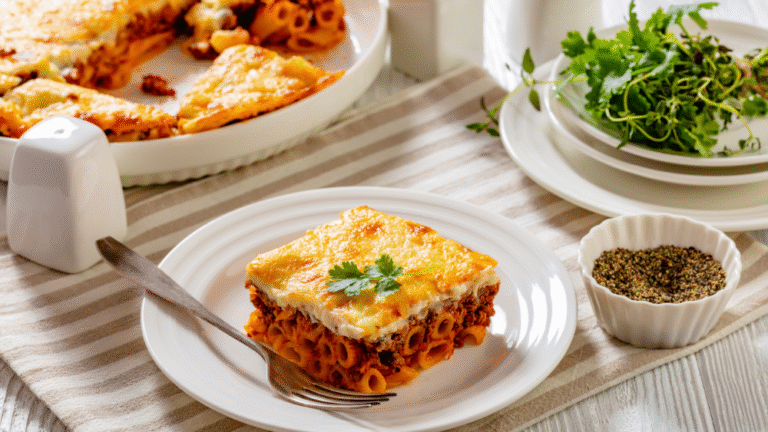 greek lasagna recipe